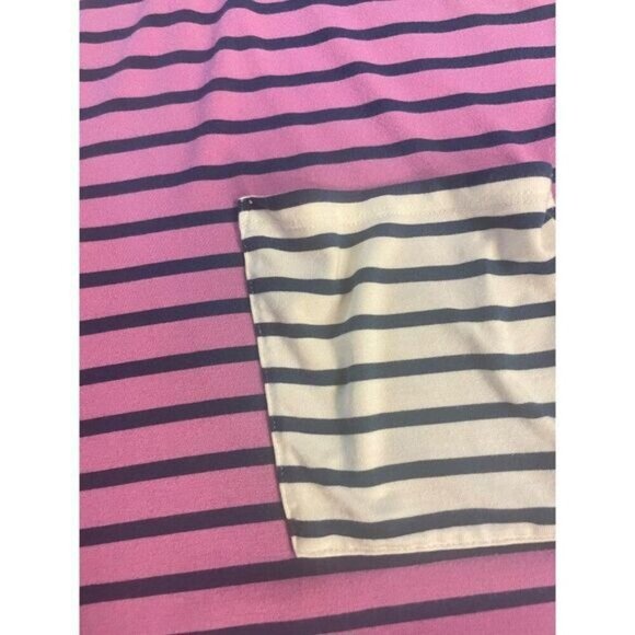 Matilda Jane No Limitations Purple Striped Swing Top with pockets Small - Picture 4 of 5